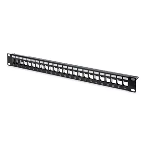 Digitus Modular Patch Panel 24-port Rack Mount Black 1U