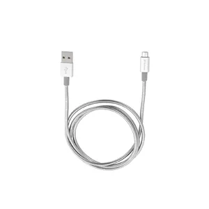 Micro‑USB Sync & Charge Cable VERBATIM 100 cm — USB A to Micro‑USB A, Silver