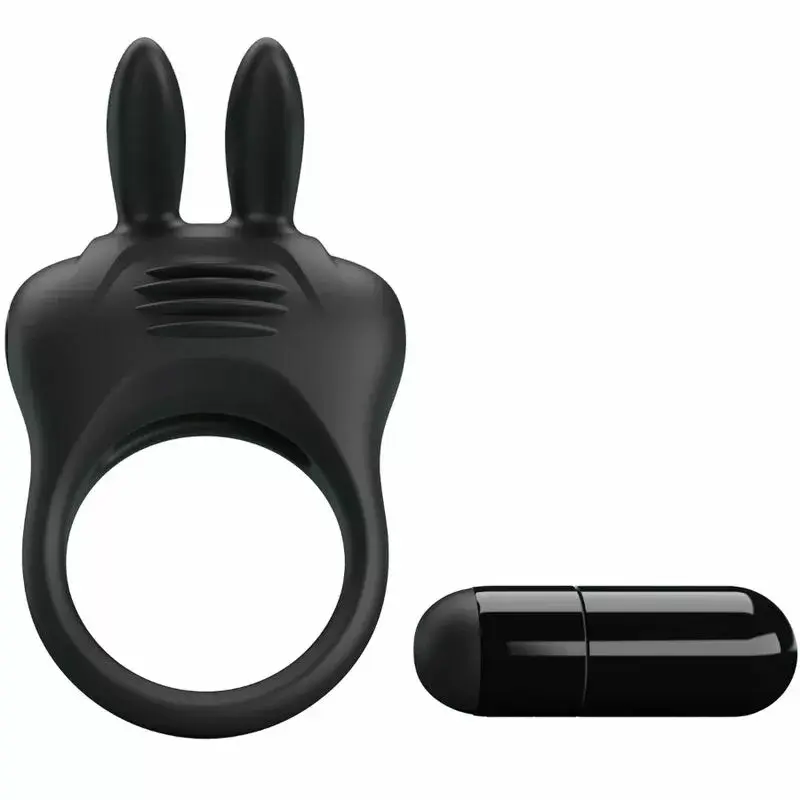 Penis Attachment Pretty Love Davion Rabbit Vibrator Ring Photo 2