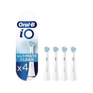 Toothbrush Head Oral-B iO Ultimate Clean White XT5100 — compatible with Oral-B iO series, replacement brush head