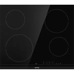 Gorenje ECT641BCSC hob Black Built-in 60 cm Ceramic 4 zone