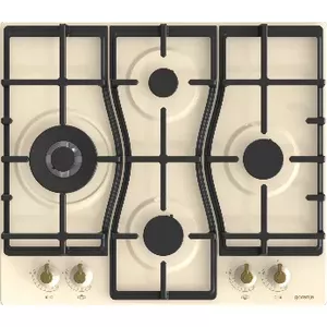 Gorenje GW6D42CLI Iebūvējamā gāzes plīts virsma 4 zonas ar rotācijas vadību