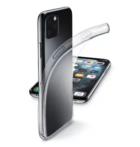 Cellularline Fine cover for iPhone 11 Pro, transparent rubber case, for 5.8" screen