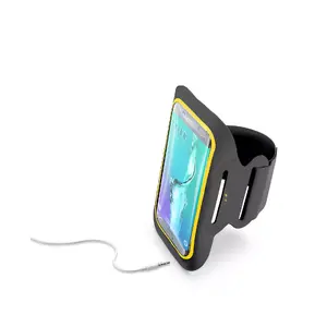 Armband case Cellular Line Armband Fitness - Universal, black, for devices up to 14 cm (5.5")