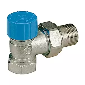 Giacomini R401HX003 leņķa termostatiskais radiatora vārsts 1/2 collas M30x1.5