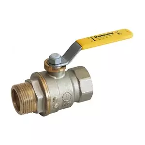 Газовый шаровой кран Giacomini R734LGAX004 3/4 дюйма, наружная-внутренняя резьба