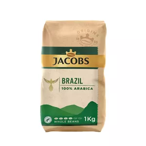 Kafijas pupiņas JACOBS ORIGINS BRAZIL 1kg