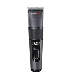 Trimmeris BaByliss PRO Cut Definer+ melns/pelēks — 5 garumu pakāpes, 0,6–3 mm, Li‑Ion, 160 min darbības laiks