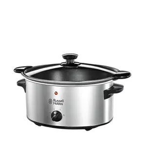 Russell Hobbs 22740-56 elektriskais lēnās gatavošanas katls 3,5 L Melns, Sudrabs