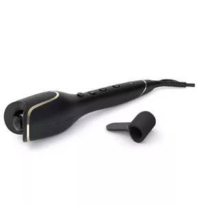 Philips StyleCare BHB876/00 Automatic Curling Iron with Ceramic Heating System, 3 Heating Levels, 30s Heat Up Time, and 2 m Cord in Black