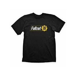 Marškinėliai Fallout 76 Logo M, juodi