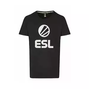 Marškinėliai ESL Classic M, juodi