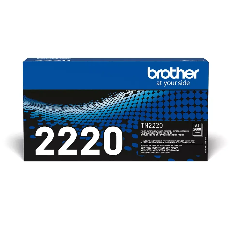 Oriģināls melnais tonera kasetne Brother TN-2220