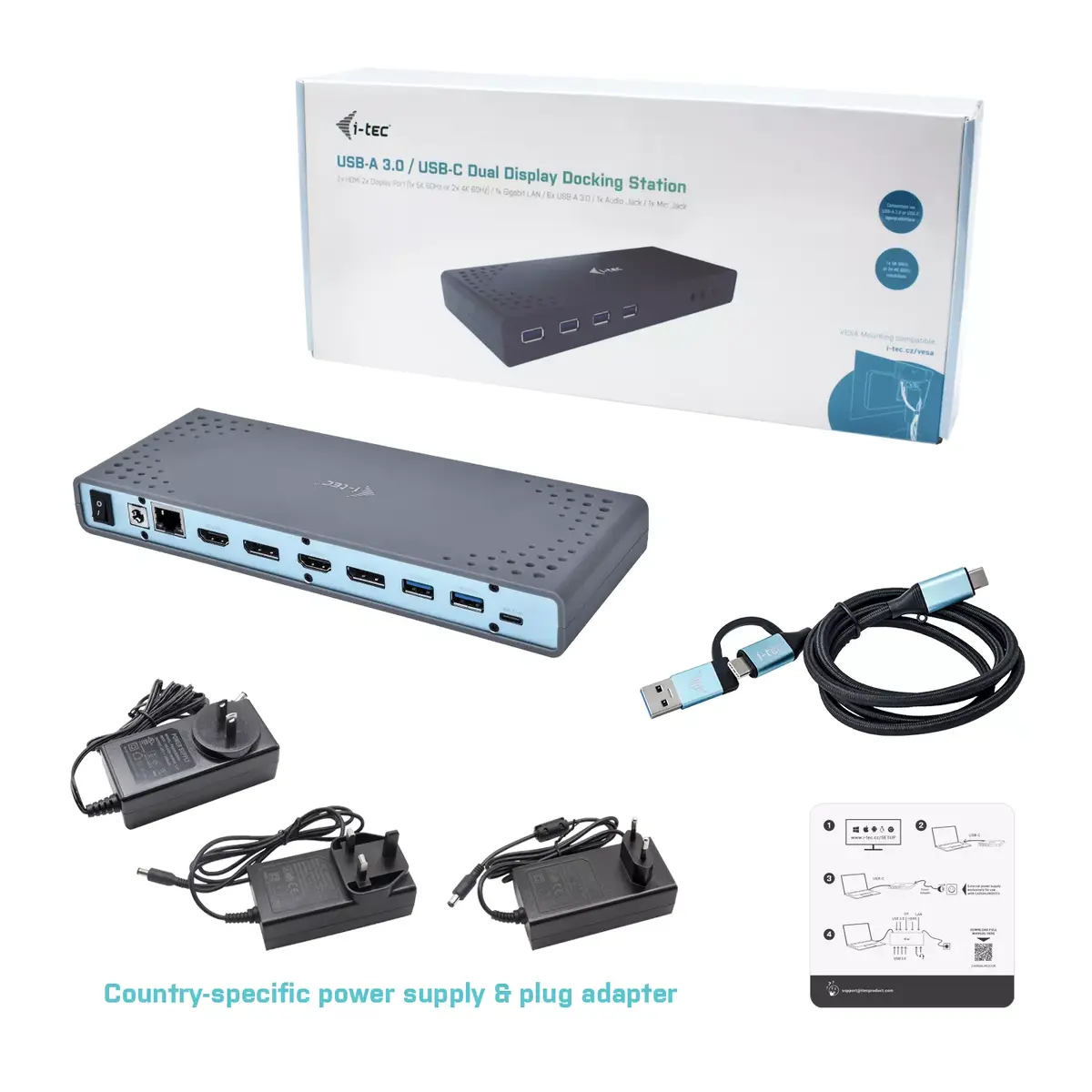 Doku stacija i-tec USB 3.0 / USB-C / Thunderbolt 3 Photo 7