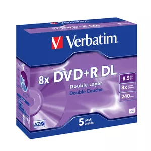 DVD+R DL Verbatim VB-DPD55JC 8.5 GB 8x Jewel case