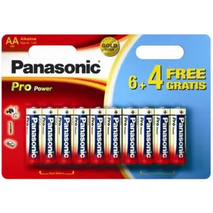 Panasonic Pro Power AA 6+4 Vienreizējas lietošanas baterija Sārmaina akumulatoru baterija