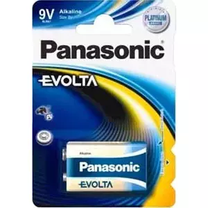 Single-use battery Panasonic Evolta 9V Alkaline 6LR61EGE/1B