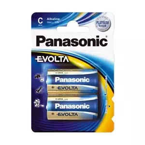Элемент питания C Panasonic Evolta C Щелочной 1.5V LR14EGE/2BP
