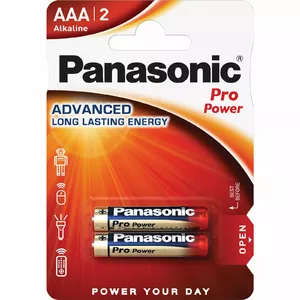 Baterija Panasonic Pro Power LR03PPG/2B AAA 1,5V — vienreizējā sārmainā