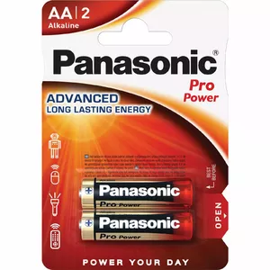 AA Alkaline Battery Panasonic Pro Power LR6PPG/2B 1.5V, single-use