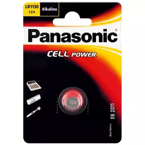Single-use battery Panasonic LR54/AG10/LR1130 Alkaline 1.5V 3.1mm