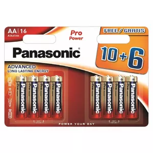 Alkaline AA battery pack Panasonic Pro Power LR6PPG 16 pcs
