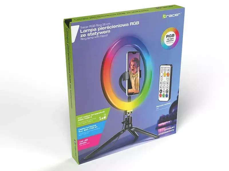 Gredzenveida lampa TRACER T-MLX48014 RGB Lighting Photo 5