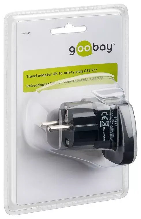 TECHLY ceļojumu adapteris UK uz EU 942716 Photo 2