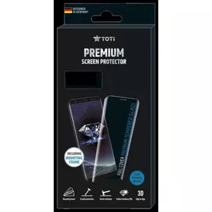 Протектор экрана смартфона PREMIUM TEMPERED, Samsung Galaxy A12, черный