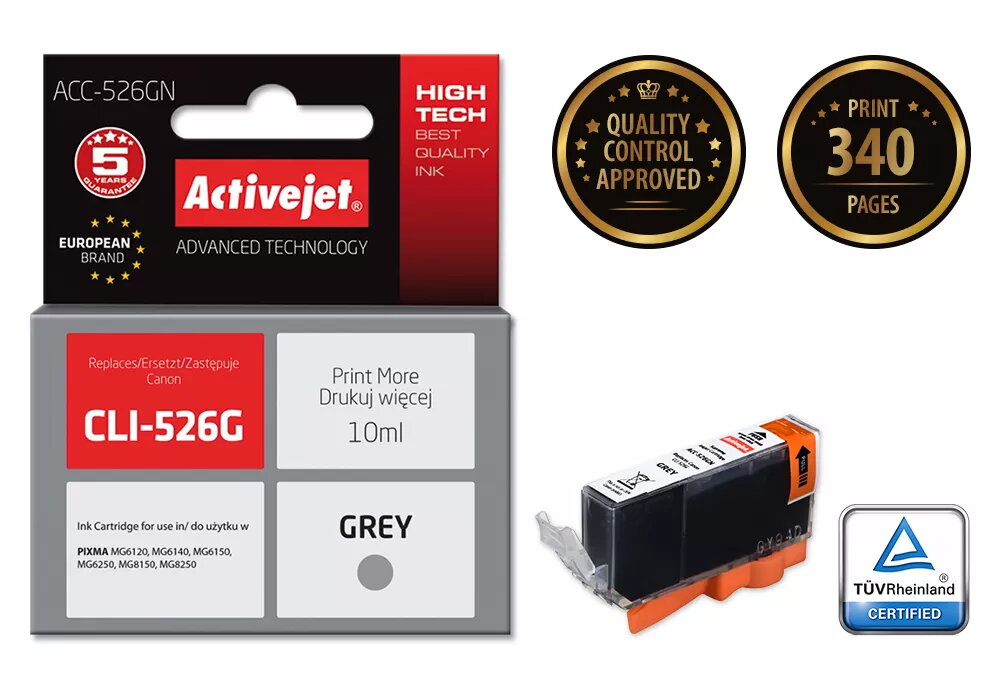 Tintes kasete ActiveJet ACC-526GN saderīga ar