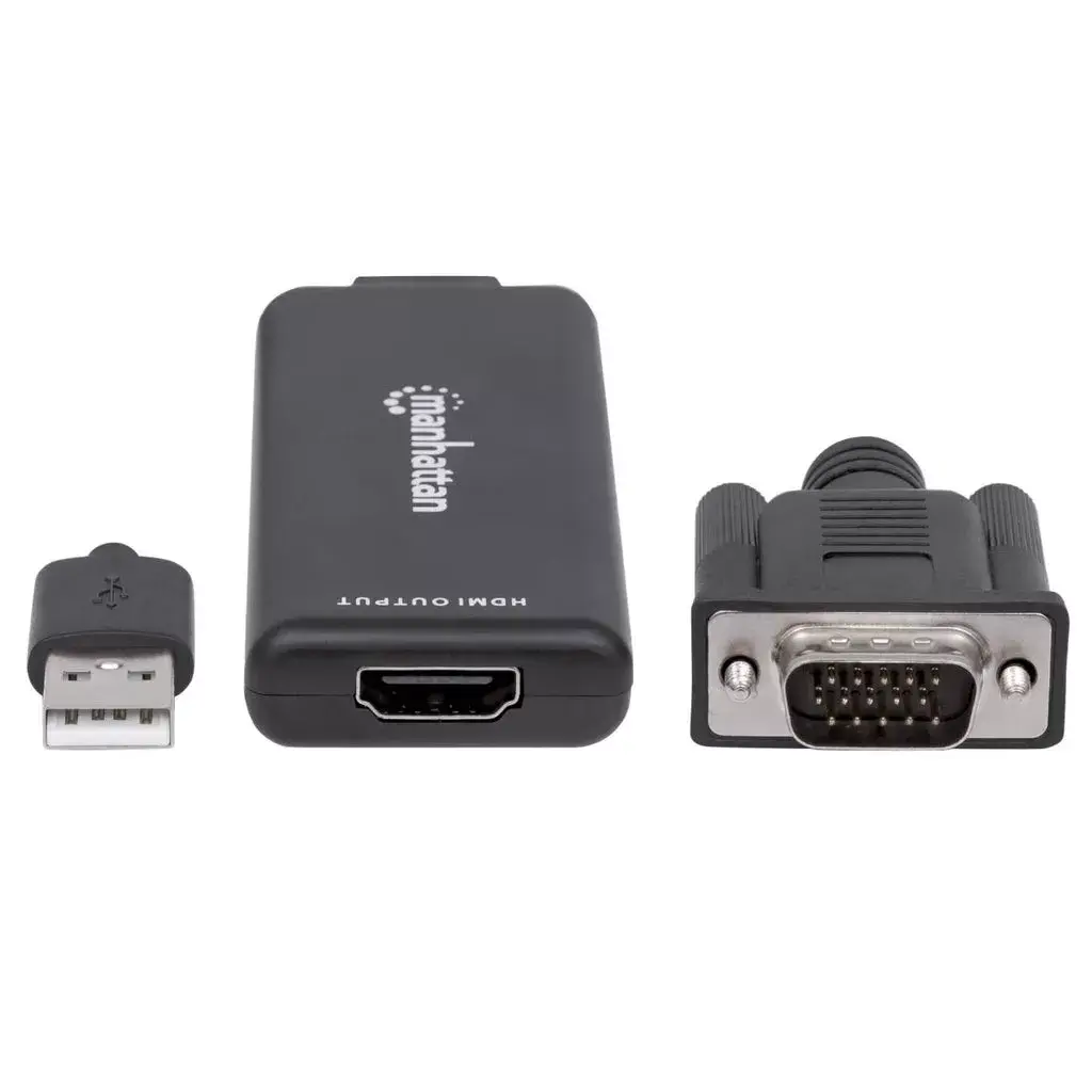 VGA un USB-A uz HDMI pārveidotājs Manhattan 152426 Photo 2