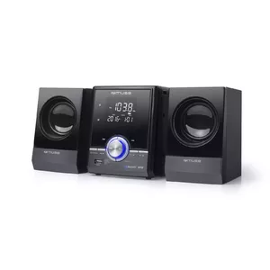 Домашняя аудиосистема Muse M-38 BT — 10 Вт RMS, FM, CD, MP3, ЖК-дисплей, 3.5 мм, чёрная