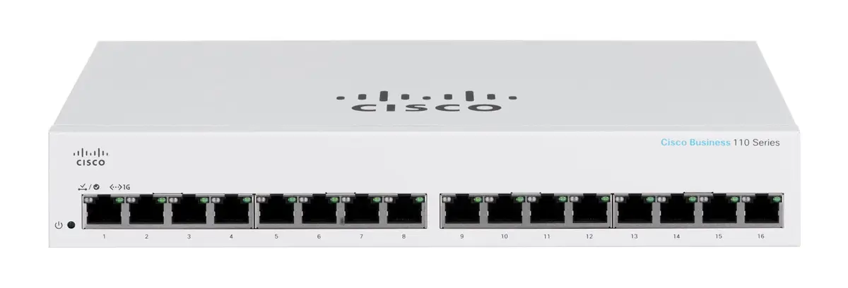 Slēdzis Cisco CBS110 nevadāms L2 Gigabit