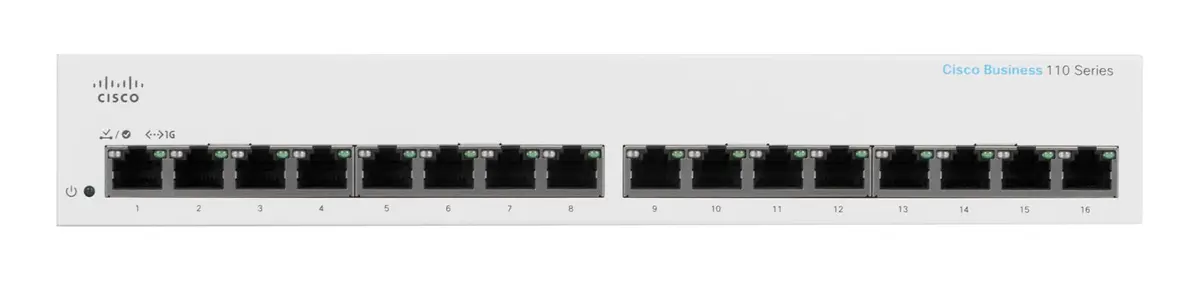 Cisco CBS110 nevadāms L2 16-portu Gigabit slēdzis Photo 3