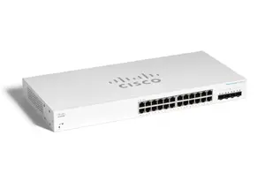 Network Switch Cisco CBS220-24T-4X — Managed L2, 24x Gigabit (10/100/1000) RJ-45, 4x 10G SFP+