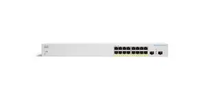 Managed L2 Gigabit Ethernet Switch Cisco CBS220-16T-2G — 16 x 10/100/1000 RJ-45, 2 x SFP, 36 Gbps switching, 8192 MAC, rack-mount
