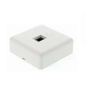 RJ-45 Socket Outlet Deltaco VR-33 UTP Cable Category 6a White