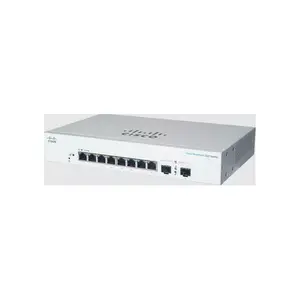 Managed L2 Gigabit Ethernet Switch Cisco CBS220-8T-E-2G — 8x RJ-45 10/100/1000, 2x SFP, 1U, 20 Gbit/s, 8192 MAC