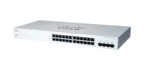 Managed L2 Gigabit Ethernet Switch Cisco CBS220-24T-4G — 24x 10/100/1000 RJ-45, 4x SFP, 1U, 56 Gbit/s