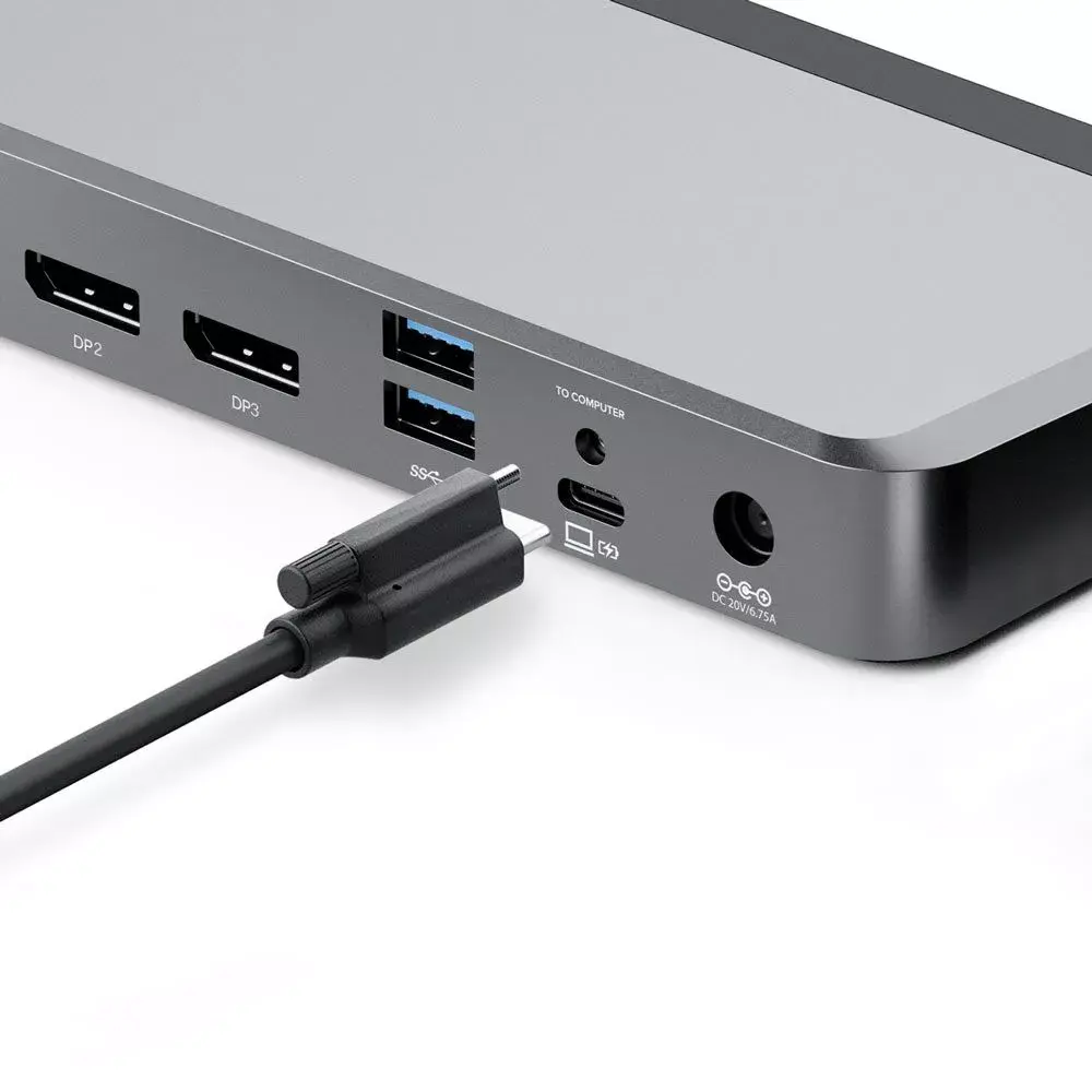 ALOGIC DX3 Trīskāršā 4K Displeja Universālā Doku Stacija Photo 4