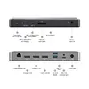 ALOGIC DX3 Trīskāršā 4K Displeja Universālā Doku Stacija Photo 9