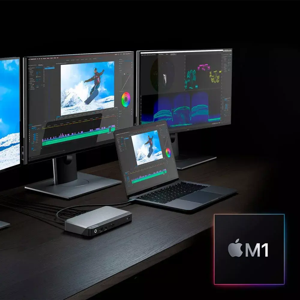 ALOGIC DX3 Trīskāršā 4K Displeja Universālā Doku Stacija Photo 11
