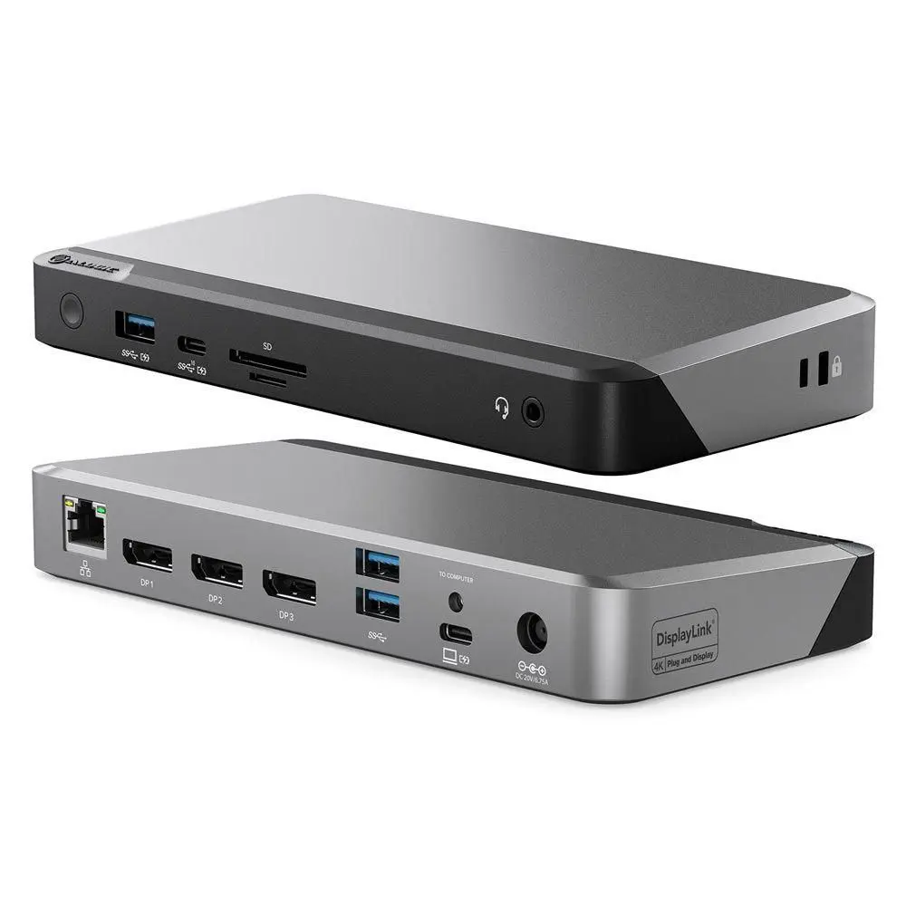 ALOGIC DX3 Trīskāršā 4K Displeja Universālā Doku Stacija Photo 12