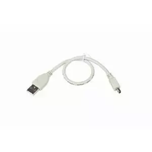 Кабель USB 2.0 A к Mini-USB M 0.3м серый Gembird