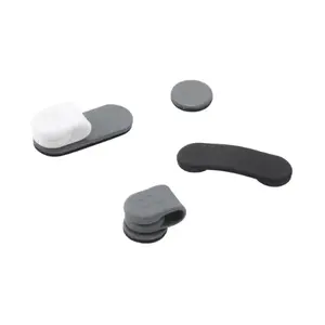 Kabeļu skava BlueLounge MagDrop, melna/pelēka, 33×11×3 mm, 3 gab.