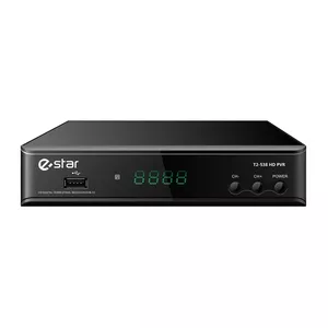 Uztvērējs eSTAR STB DVBT2 538 HD Black