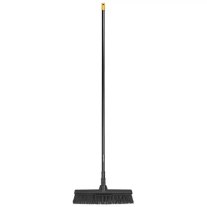 Щётка для пола Fiskars 1025926 Мягкая Жёсткая Щетина Алюминий Чёрный