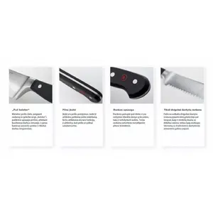 Kitchen knife set Wüsthof Classic, 3-piece — Wüsthof 710461, stainless steel blades