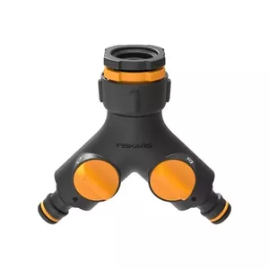 Соединитель для шланга Fiskars 1027061 Черный Оранжевый 1 шт