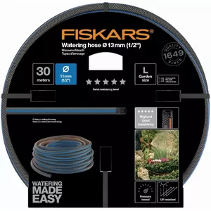 Dārza laistīšanas šļūtene Fiskars 13 mm (1/2") 30 m garums